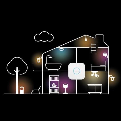 Philips - Lámpara de mesa LED RGB regulable Hue SIGNE LED/12W/230V 2000-6500K negra