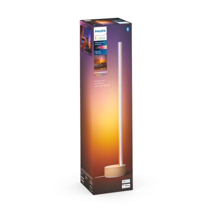 Philips - Lámpara de mesa regulable LED RGBW Hue SIGNE LED/11,8W/230V 2000-6500K