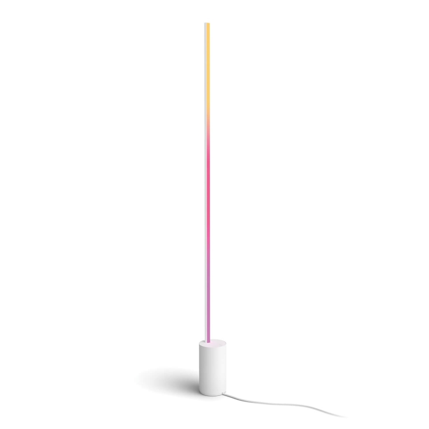 Philips - Lámpara de pie regulable LED RGBW Hue SIGNE LED/29W/230V 2000-6500K blanca