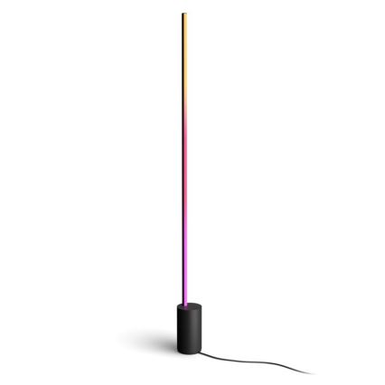 Philips - Lámpara de pie regulable LED RGBW Hue SIGNE LED/29W/230V 2000-6500K negra