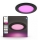 Philips Hue SLIM - LED RGBW, luminaria empotrada regulable para baño, LED/12W/230V 1000-20000K negra IP44