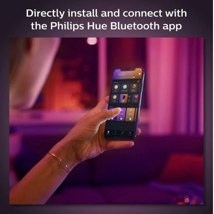 Philips - Juego de 3 lámparas colgantes LED RGBW regulables con cable para sistema de riel Hue PERIFO LED/15,6W/230V 2000-6500K