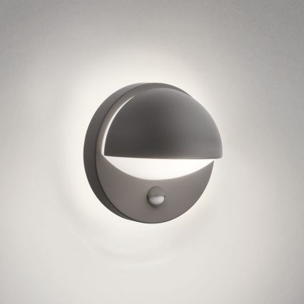 Philips - Lámpara de pared exterior con sensor JUNE 1xE27/12W/230V IP44