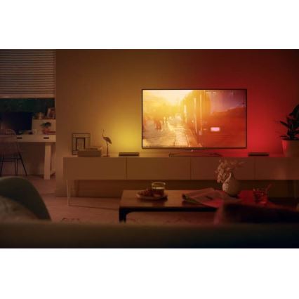 Philips - Lámpara de mesa LED RGB regulable HUE AMBIANCE LED/6W/230V blanca