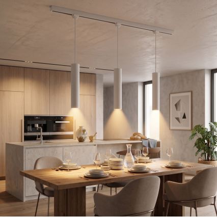 Philips - Lámpara colgante con cable para sistema de riel EASYLINK 3xGU10/7W/230V 1m blanca