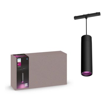 Philips - Lámpara colgante regulable con cable para sistema de riel Hue PERIFO LED RGB/5,2W/24V 2000-6500K
