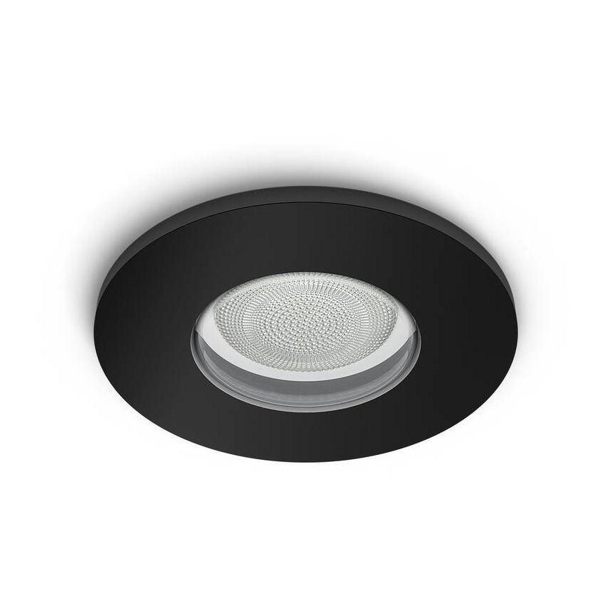 Philips - Lámpara de techo LED RGBW regulable para baño Hue XAMENTO GU10/5,7W/230V IP44 2200-6500K