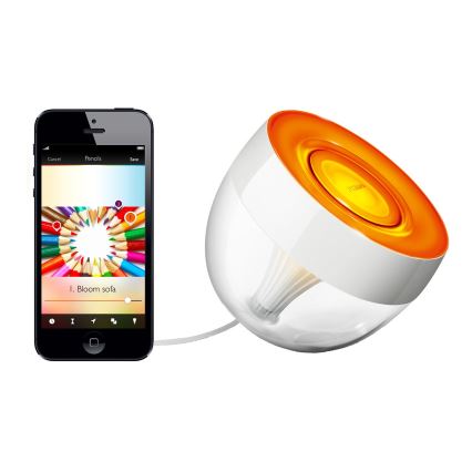 Philips - Lámpara de mesa LED RGB regulable Hue IRIS LED/8,2W/230V 2000-6500K blanca