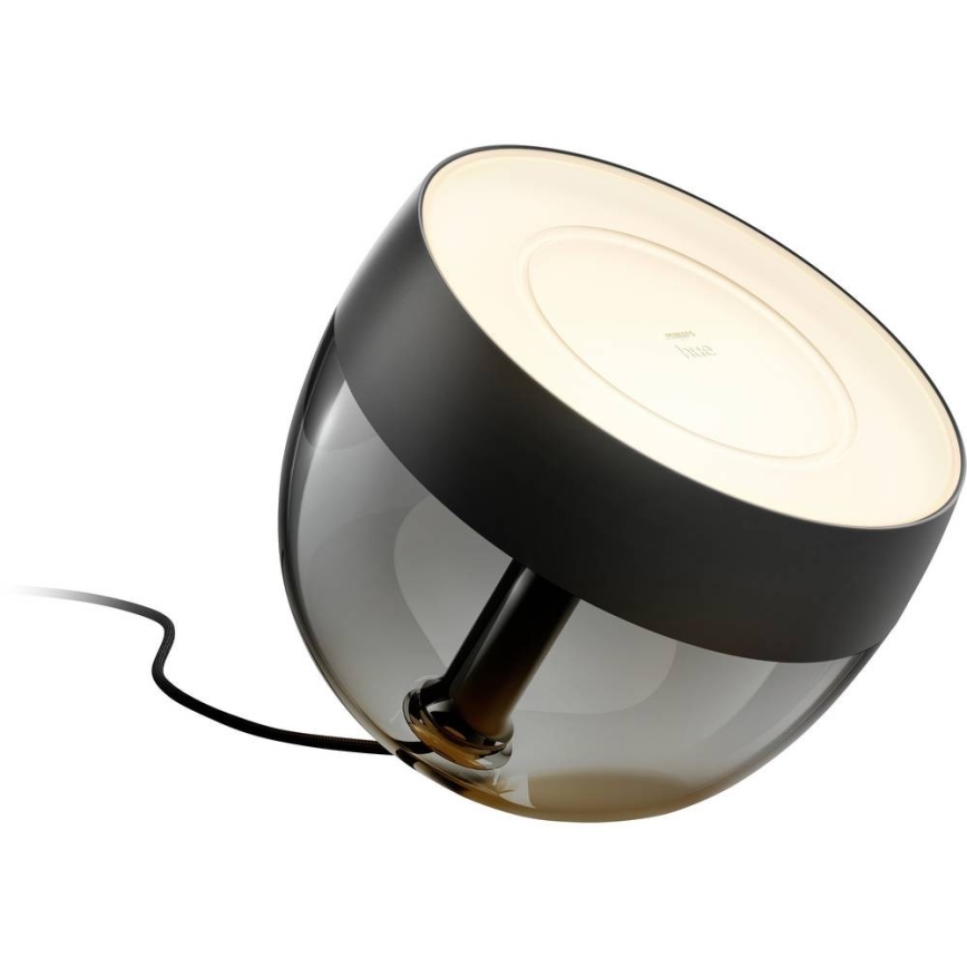 Philips - Lámpara de mesa LED RGB regulable Hue IRIS LED/8,2W/230V 2000-6500K negra