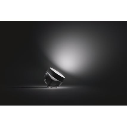 Philips - Lámpara de mesa LED RGB regulable Hue IRIS LED/8,2W/230V 2000-6500K negra