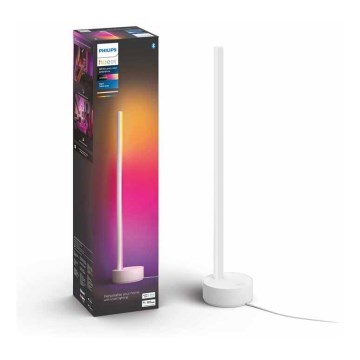 Philips - Lámpara de mesa LED RGB regulable Hue SIGNE LED/12W/230V 2000-6500K blanca