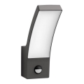 Philips - Lámpara de pared LED para exterior con sensor LED/12W/230V 2700K IP44