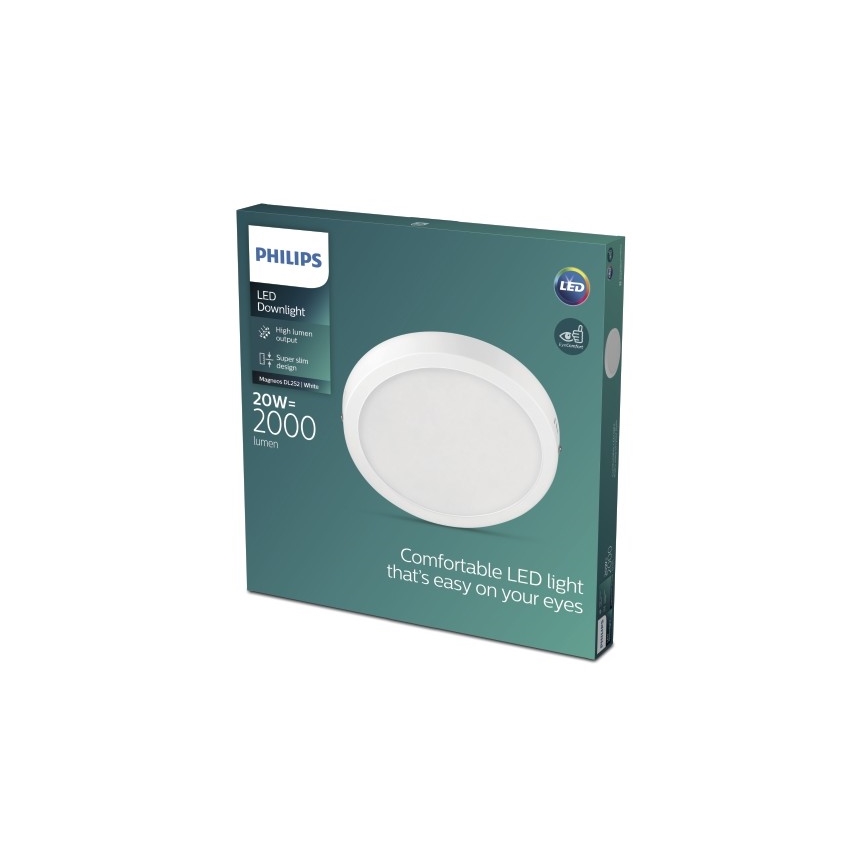 Philips - Lámpara de techo LED LED/20W/230V 2700K blanco