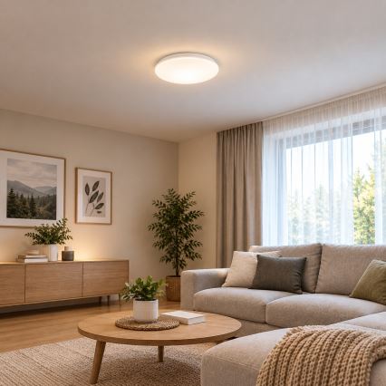 Philips - Lámpara de techo LED MOIRE LED/10W/230V 2700K diámetro 24 cm