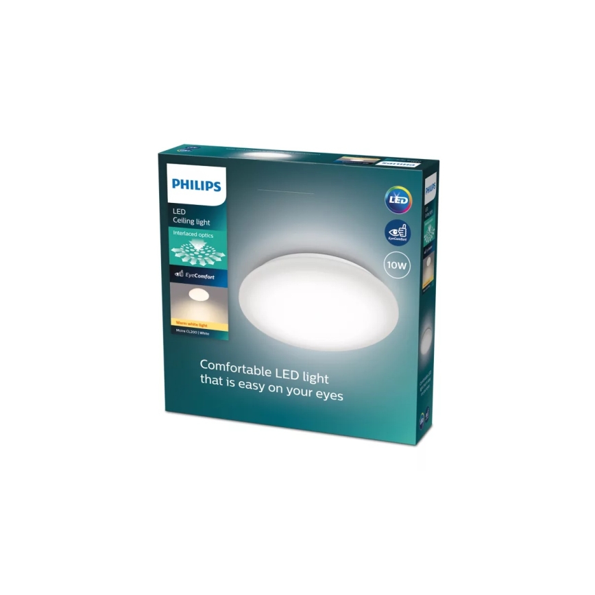 Philips - Lámpara de techo LED MOIRE LED/10W/230V 2700K diámetro 24 cm