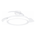 Philips - Lámpara de techo LED regulable con ventilador BLISS LED/35W/230V blanca + mando a distancia
