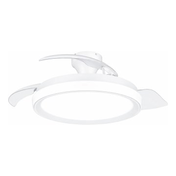 Philips - Lámpara de techo LED regulable con ventilador BLISS LED/35W/230V blanca + mando a distancia