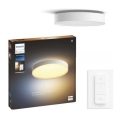 Philips - Lámpara de techo LED regulable Hue LED/48W/230V 2200–6500K Ø 551 mm blanca + mando a distancia