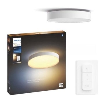 Philips - Lámpara de techo LED regulable Hue LED/48W/230V 2200–6500K Ø 551 mm blanca + mando a distancia
