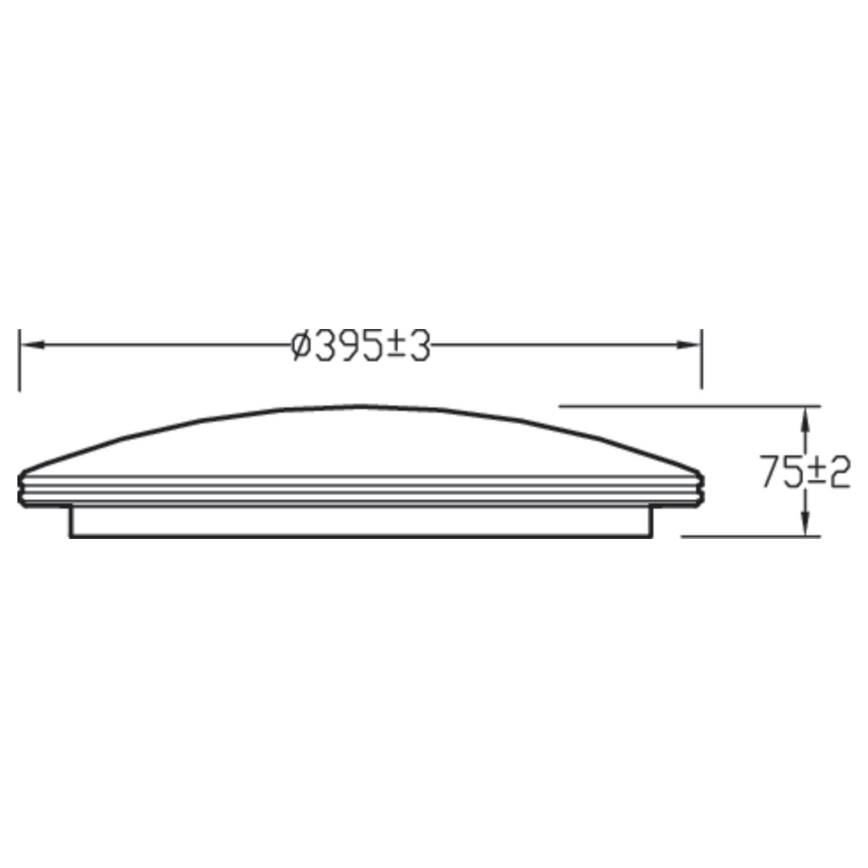 Philips - Lámpara de techo LED regulable LED/23W/230V 2700-6500K + mando a distancia