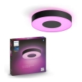 Philips - Lámpara de techo regulable LED RGB Hue INFUSE LED/33,5W/230V 2000-6500K, diámetro 381 mm, negro