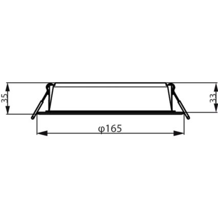 Philips - Lámpara empotrable LED MESON LED/16,5W/230V 6500K
