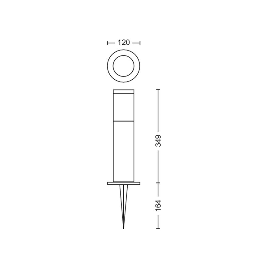 Philips - Lámpara LED exterior GARDENLINK LED/6W/12V 4000K IP44