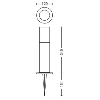 Philips - Lámpara LED para exterior GARDENLINK LED/6W/230V 2700K IP44