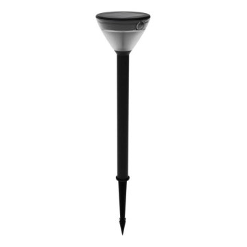Philips - Lámpara solar LED con sensor KYNA LED/3,8W/3,7V 800 mAh 2700K IP44 negra