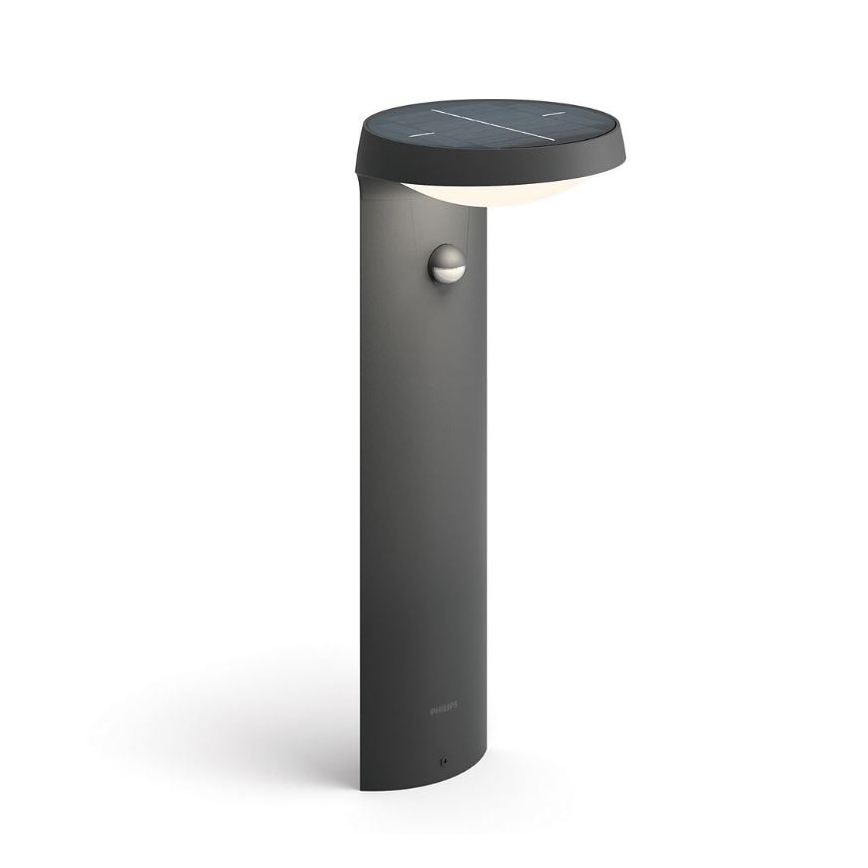 Philips - Lámpara solar LED con sensor de movimiento y crepuscular LED/1,2W/4V 1800 mAh 4000K IP44