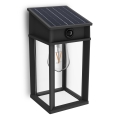 Philips - LED Luz solar de pared con sensor de movimiento y crepuscular GERI LED/3,2W/3,7V 2600 mAh 2700K IP44