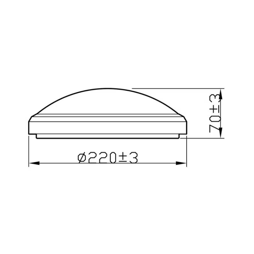 Philips - LED Plafón del baño LED/6W/230V 2700K IP44