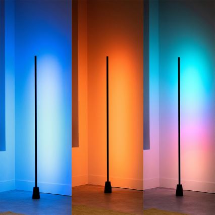 Philips - Lámpara de pie regulable LED RGBIC GRADIENT LED/9,7W/230V 2200-6500K Wi-Fi