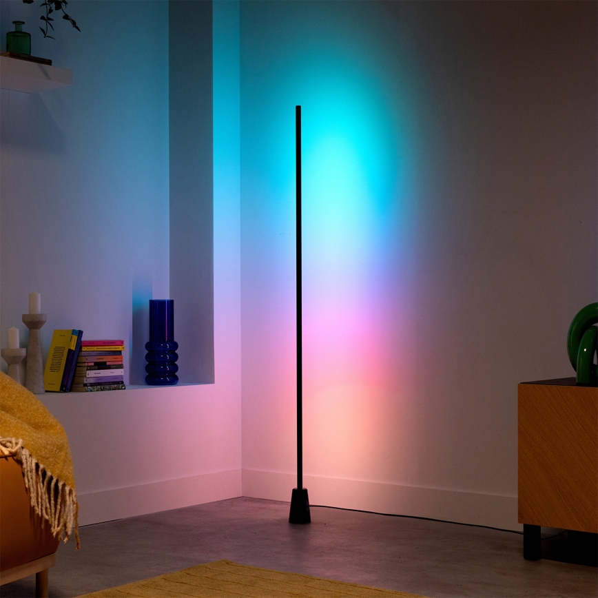 Philips - Lámpara de pie regulable LED RGBIC GRADIENT LED/9,7W/230V 2200-6500K Wi-Fi