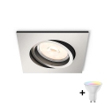 Philips - LED RGBW downlight empotrable regulable DONEGAL 1xGU10/4,8W/230V + mando a distancia