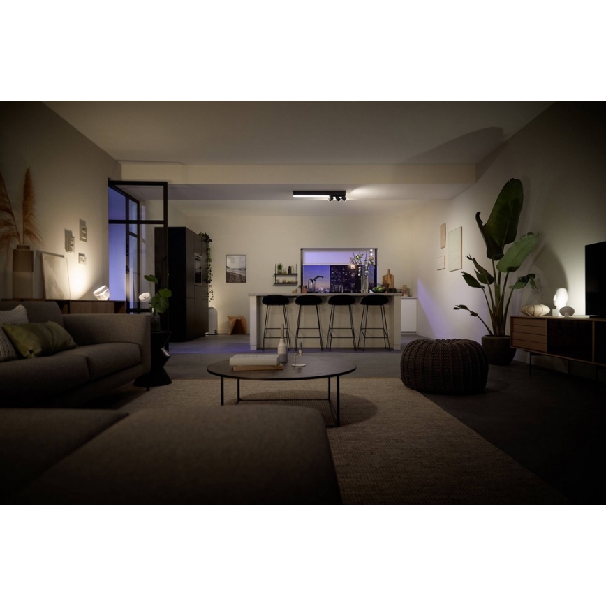 Philips - LED RGBW Foco regulable LED/25W/230V + 3xGU10/5,7W
