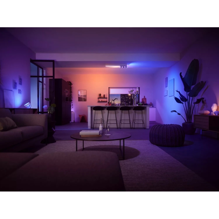 Philips - LED RGBW Foco regulable Hue CENTRIS 3xGU10/4,2W/230V + LED/11W 2000-6500K