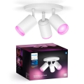 Philips - LED RGBW Foco regulable Hue FUGATO 3xGU10/4,2W/230V 2000-6500K blanco