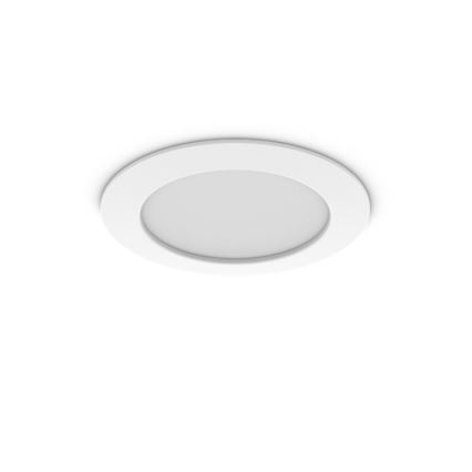 Philips - Downlight empotrable para baño LED RGBW regulable Hue SLIM LED/12W/230V 1000-20000K blanco IP44