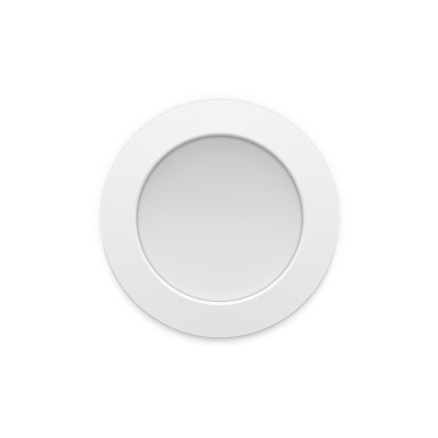 Philips - Downlight empotrable para baño LED RGBW regulable Hue SLIM LED/12W/230V 1000-20000K blanco IP44