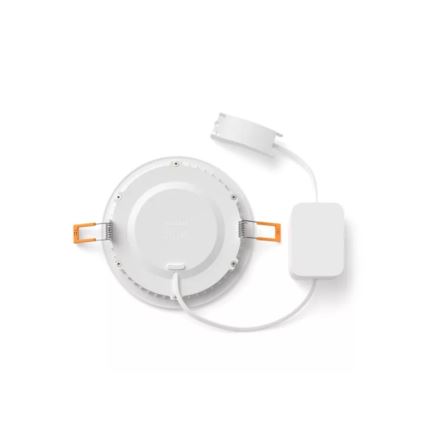 Philips - Downlight empotrable para baño LED RGBW regulable Hue SLIM LED/12W/230V 1000-20000K blanco IP44