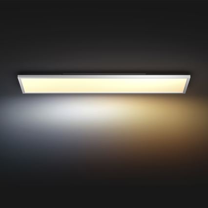 Philips - Luminaria de techo LED regulable Hue AURELLE LED/39W/230V 2200-6500K 120x30 cm blanca