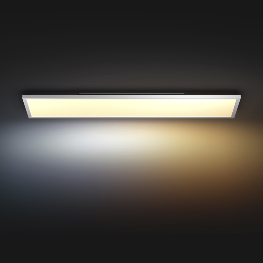 Philips - Luminaria de techo LED regulable Hue AURELLE LED/39W/230V 2200-6500K 120x30 cm blanca