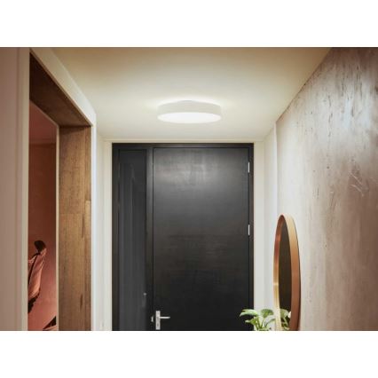 Philips - Lámpara de techo LED regulable Hue LED/19,2W/230V 2200-6500K Ø 381 mm blanca + mando a distancia