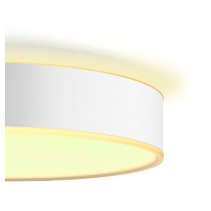 Philips - Lámpara de techo LED regulable Hue LED/19,2W/230V 2200-6500K Ø 381 mm blanca + mando a distancia