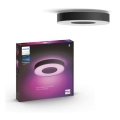 Philips - Luminaria de techo LED RGB regulable Hue INFUSE LED/52,5W/230V 2000-6500K Ø 425 mm negra