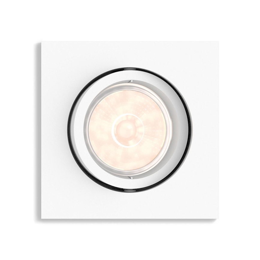 Philips - Luminaria empotrada LED RGBW regulable DONEGAL 1xGU10/4,8W/230V + mando a distancia