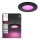 Philips - Luminaria empotrable LED RGBW regulable para baño Hue SLIM LED/8,3W/230V 1000-20000K negra P44