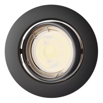 Philips - Luminaria empotrada de techo PERIDOT 1xGU10/7W/230V negra