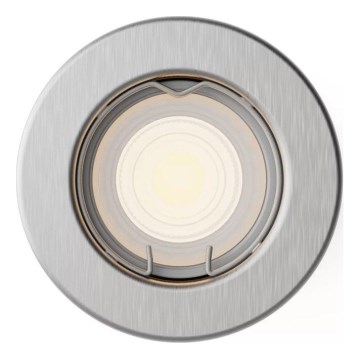 Philips - Luminaria empotrada de techo PERIDOT 1xGU10/7W/230V plateada